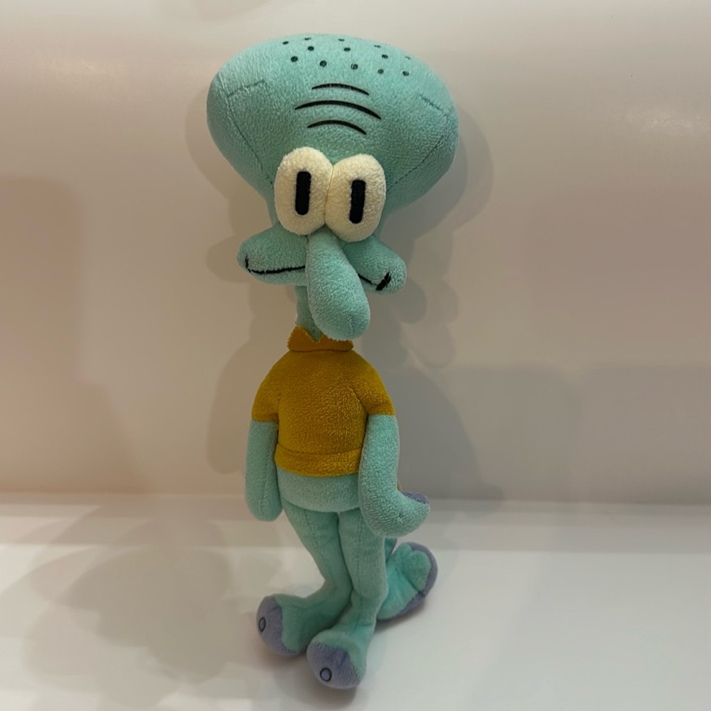 Ty Squidward Tentacles 9.5" Plush Toy Nickelodeon Family Viacom 2004